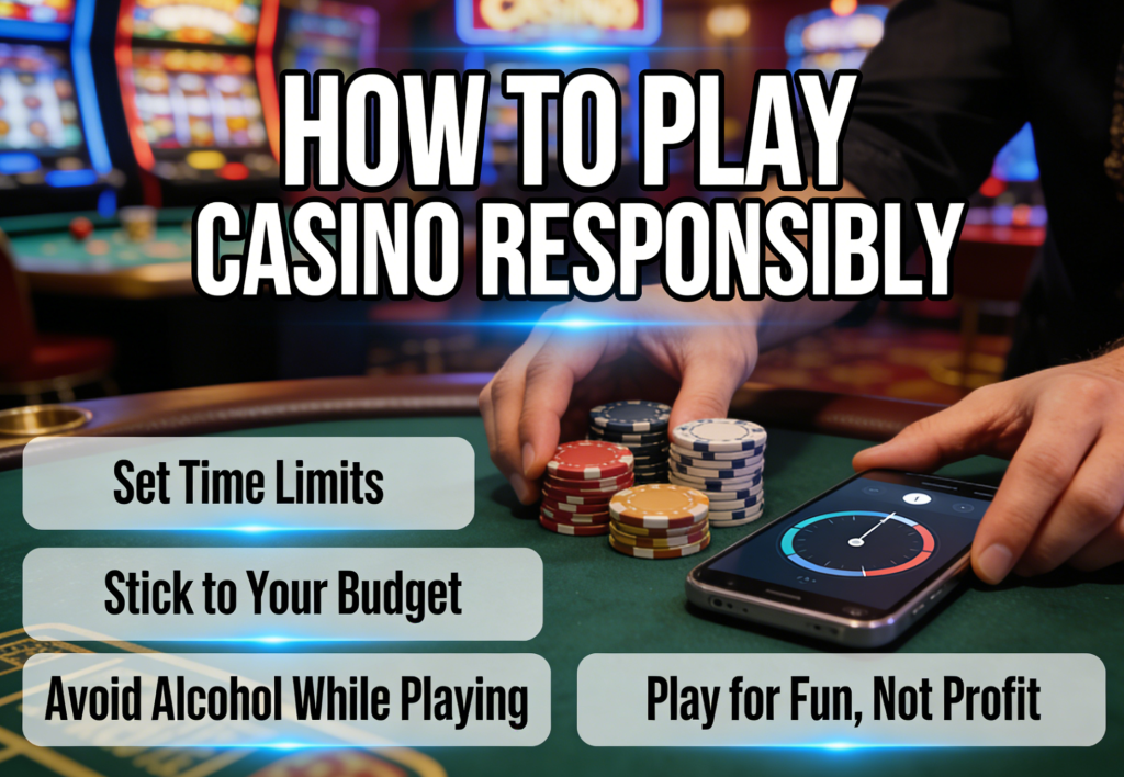 how to play casino responsibly