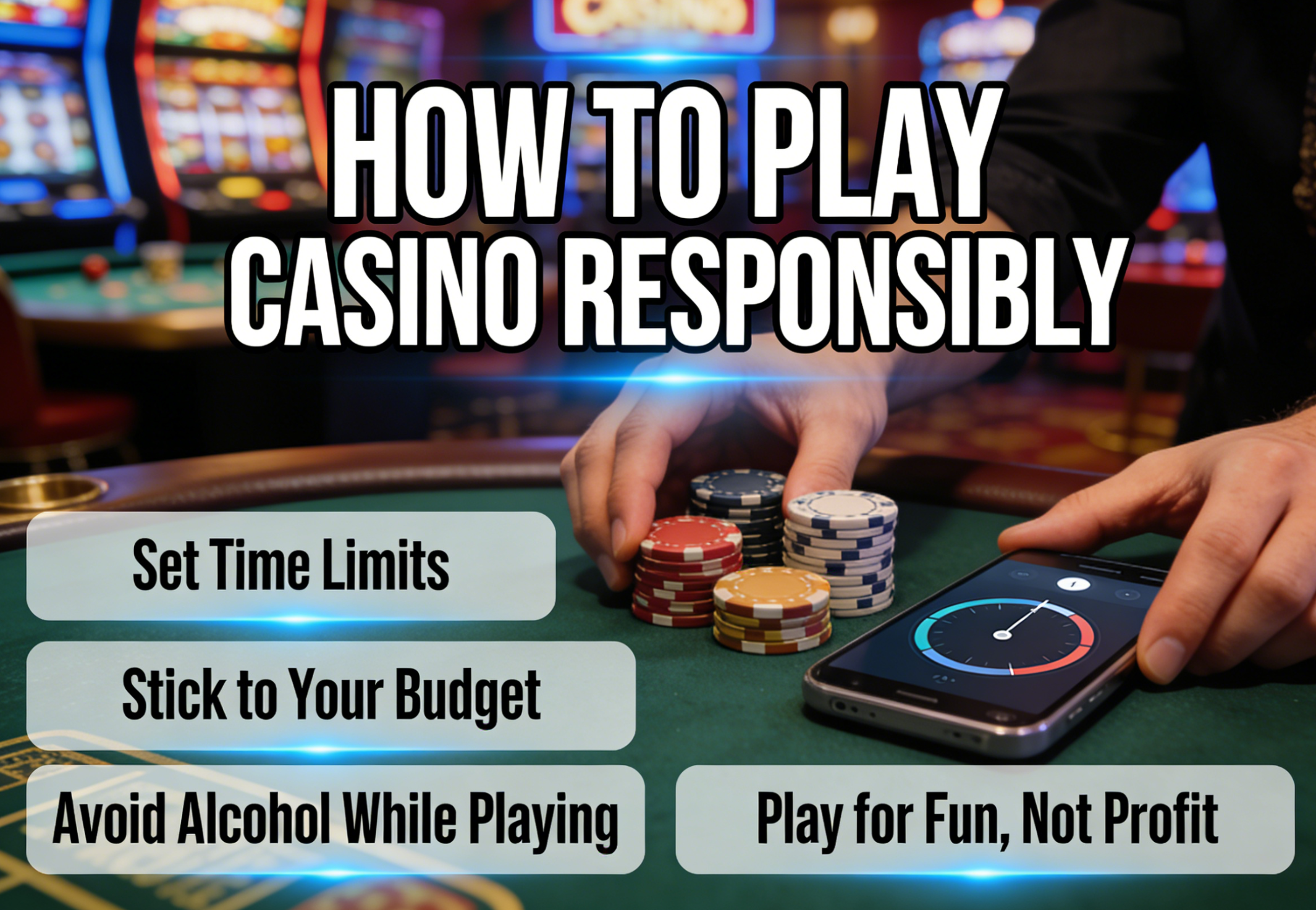how to play casino responsibly